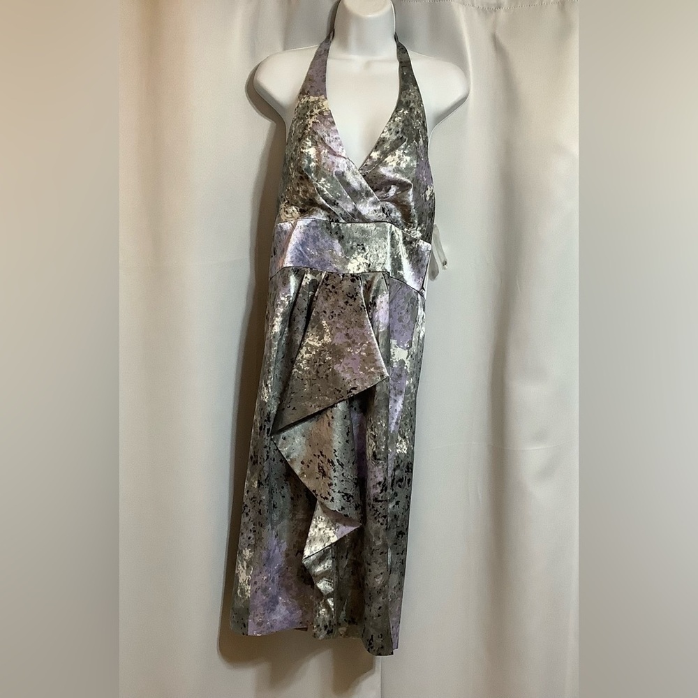 London Times Backless Dress Women’s Size 12 Midi Formal